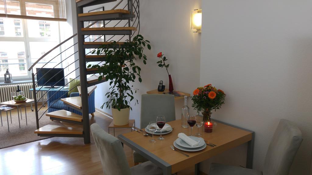 Apartmenthaus Elster Lofts Leipzig Ruang foto